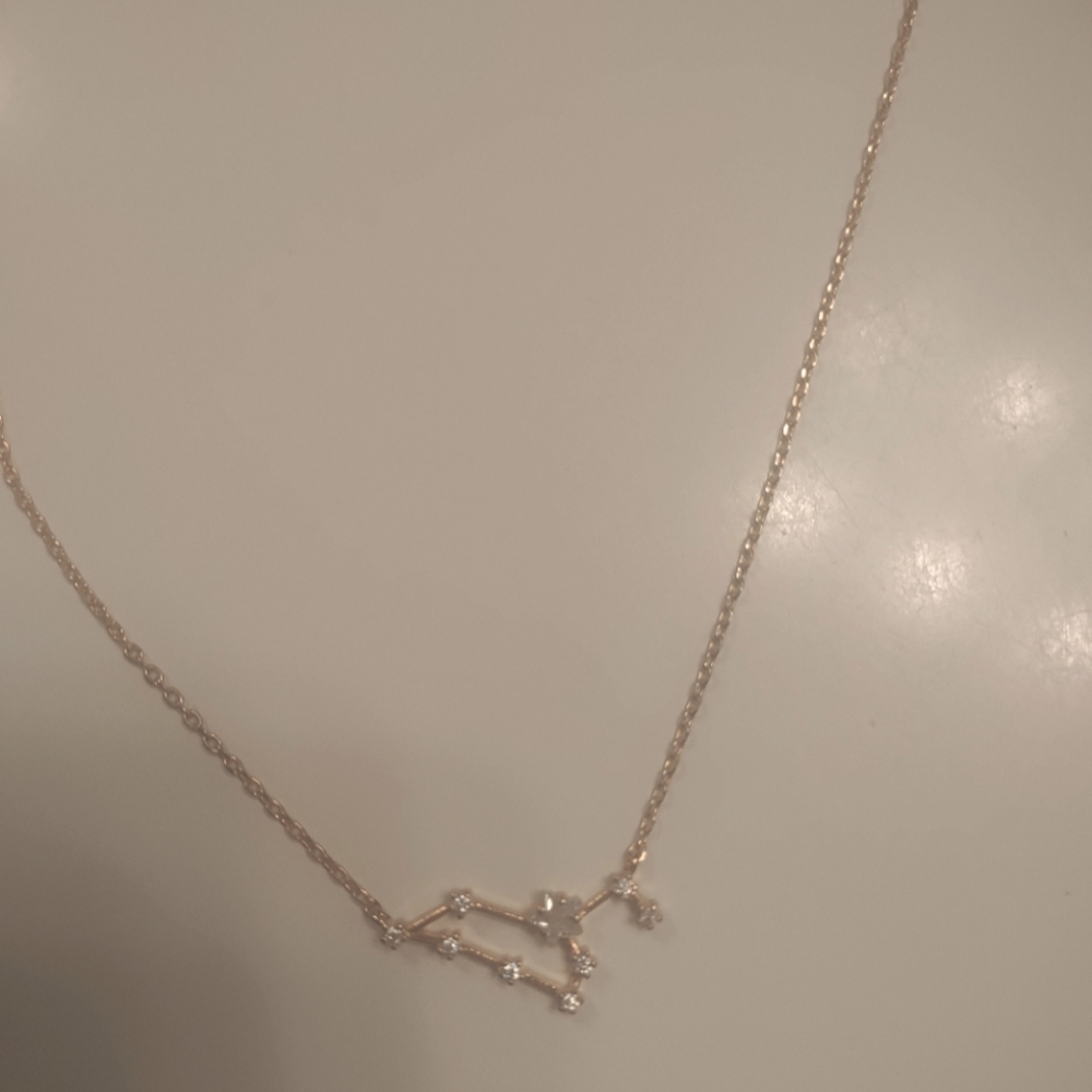 Gold Leo Constellation Necklace